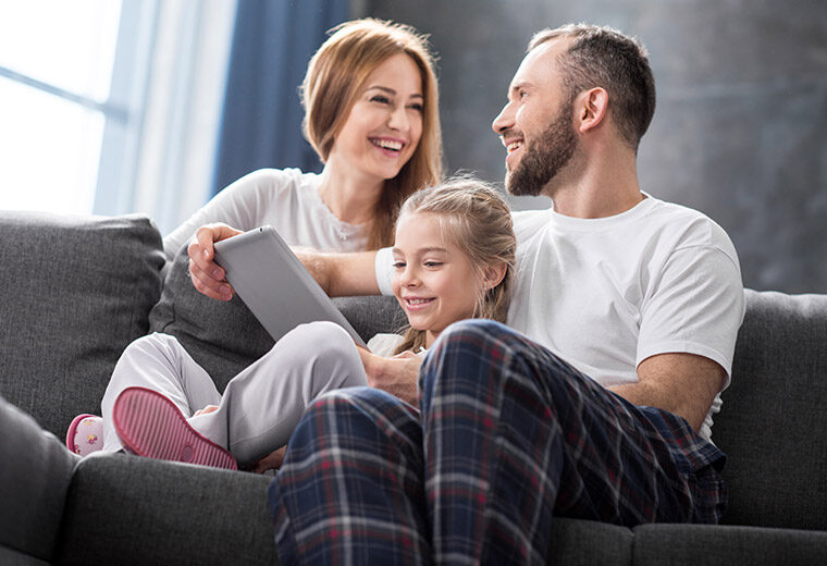 Happy family with Insurance in Laconia, Braintree, Alton, NH, Weymouth, Hingham, Quincy, MA, and Nearby Cities